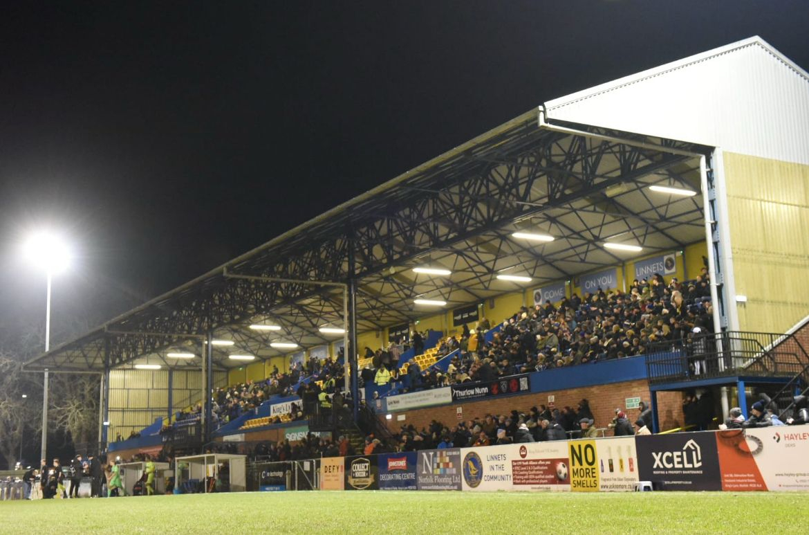 King's Lynn Town under the floodlights